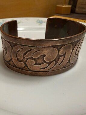 Vintage Solid Copper Cuff
